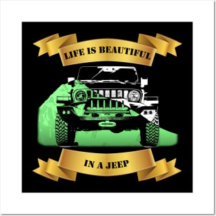 Life is beautiful in 4x4 trucks Posters and Art